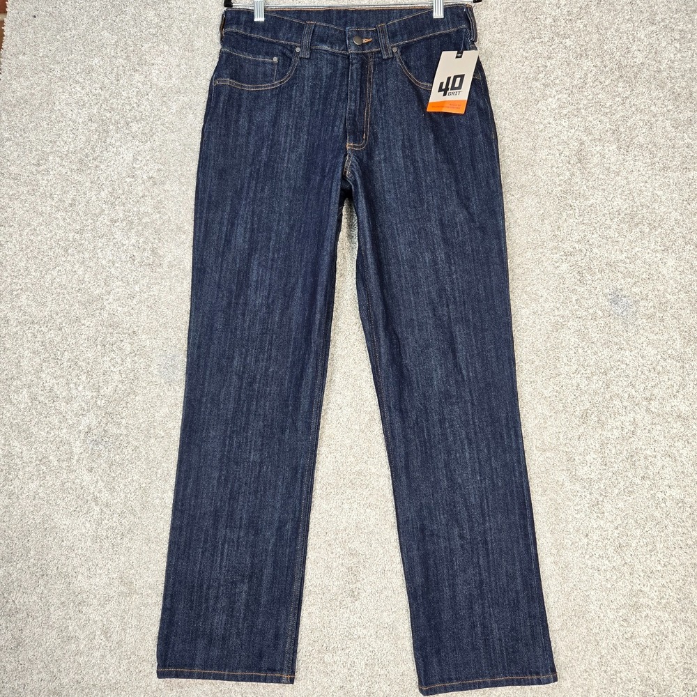 40 girt jeans by Duluth Trading co. men 32x32 blue relaxed fit NEW
